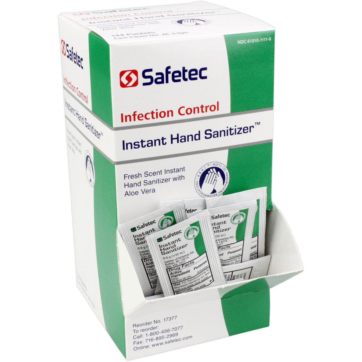 Hand Sanitizer Fresh, .9gm. Pouch, 144 per box - Image 2