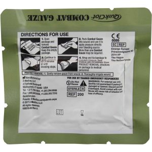 Alternative view of QuikClot Combat Gauze, Z-Fold, Military
