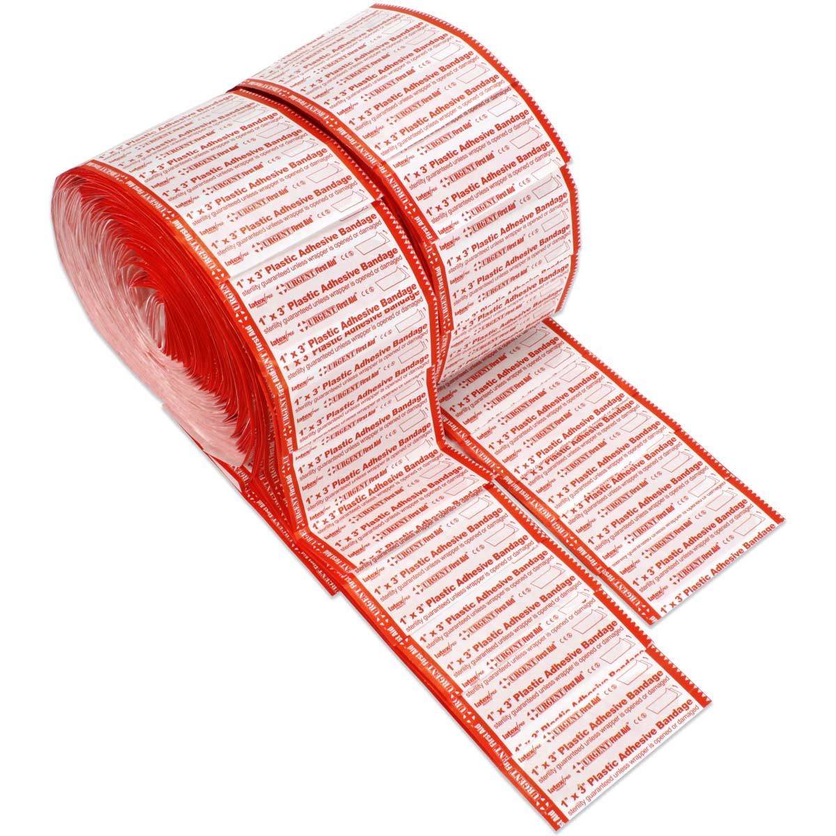 1,000 Adhesive Bandage, 1" x 3" Plastic Strips - Image 3