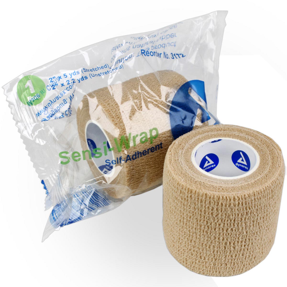 Sensi Wrap, Self-Adherent - 2" x 5 yds, Tan, 1 each - Image 2