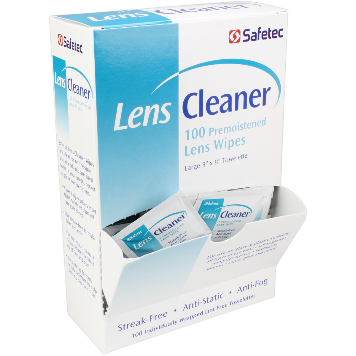 Lens Cleaner Wipes, 100 per box - Image 2