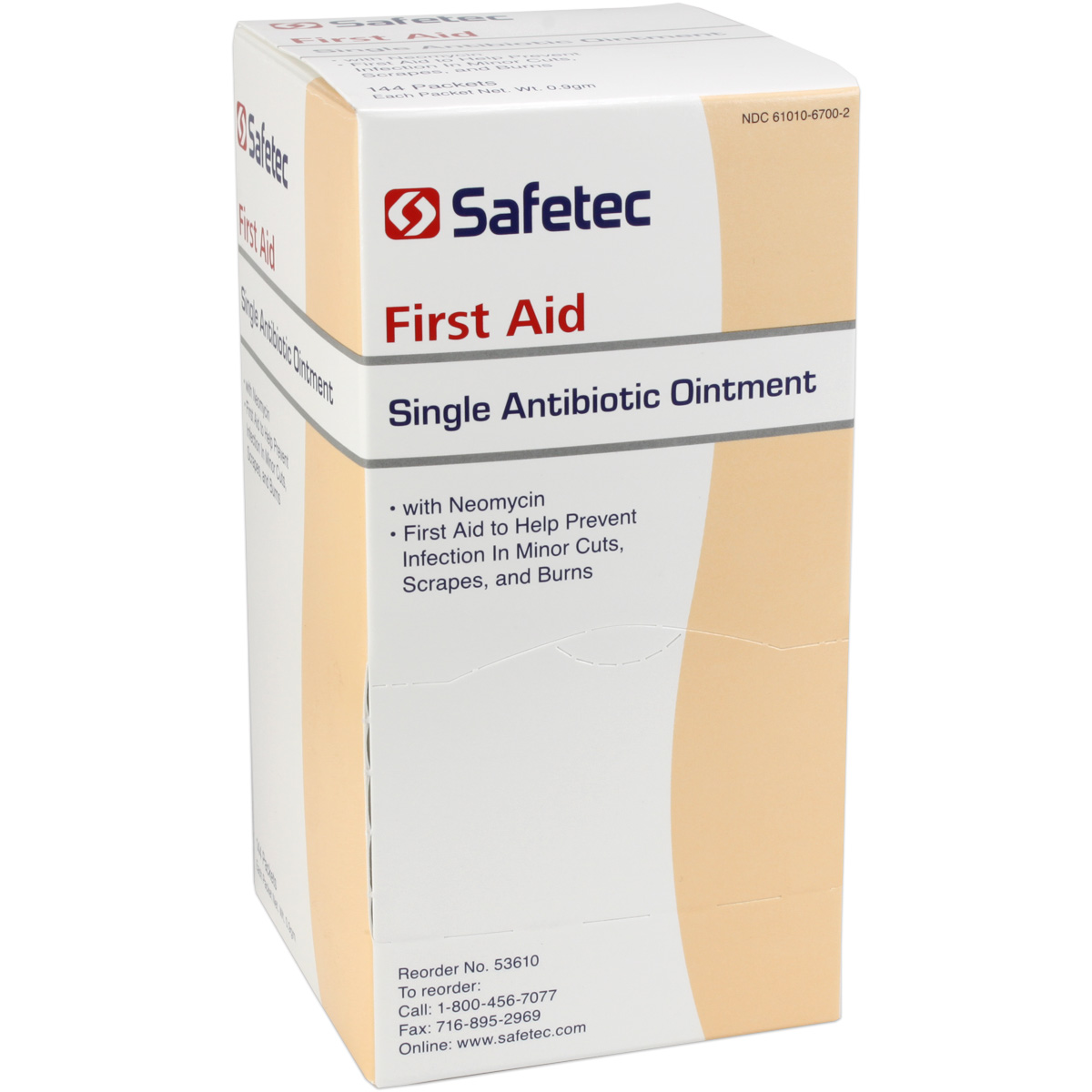 Single Antibiotic (Neomycin) .9gm. Pouch, 144 per box - Image 2