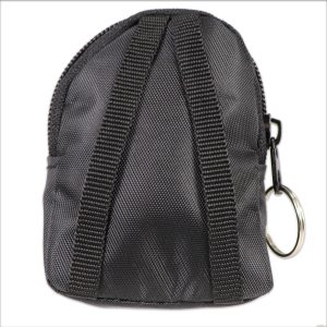 Alternative view of CPR Black Beltloop Keychain Backpack with Faceshield, Gloves, and Cleansing Wipes