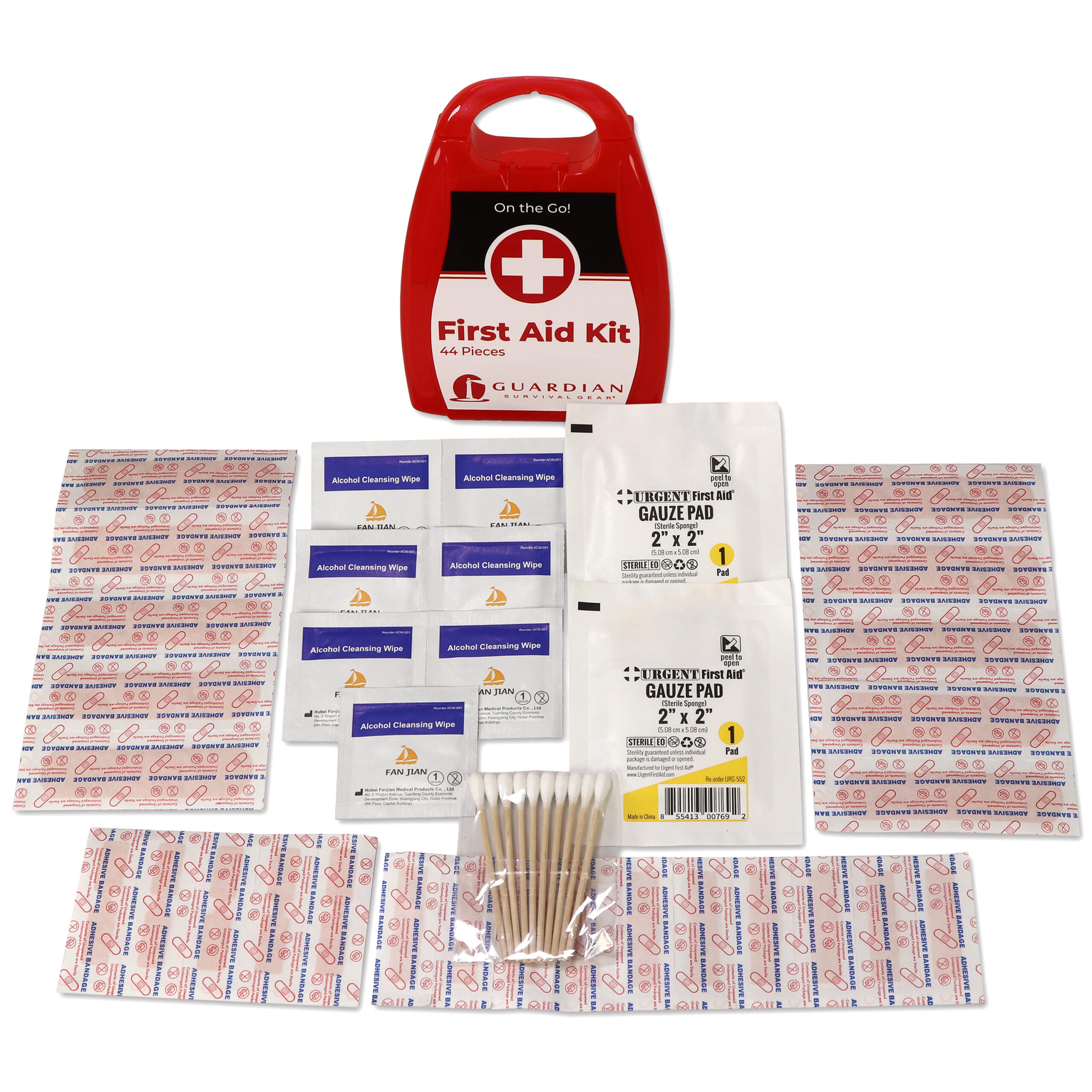 44 Piece Portable First Aid Kit - Image 2