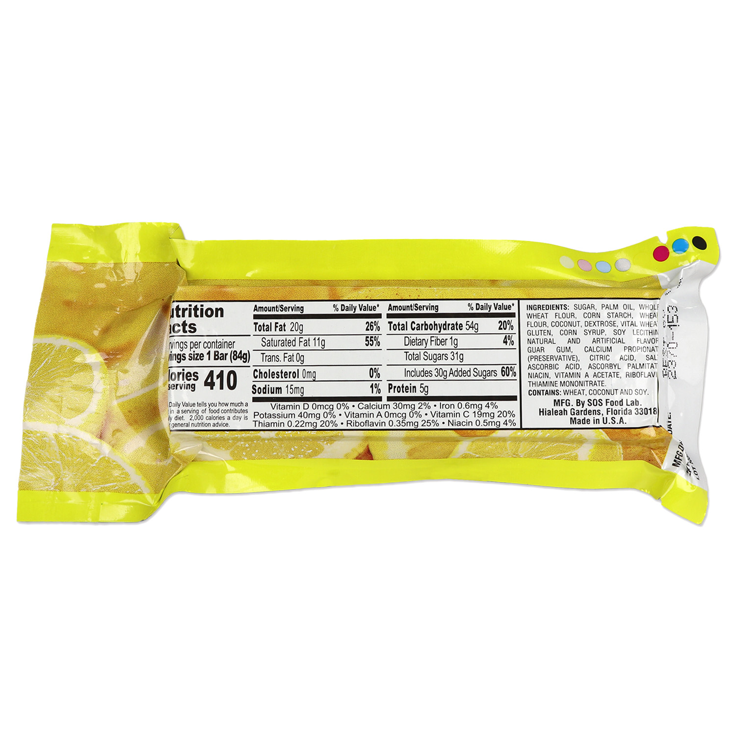 Millennium Energy Bar (Lemon), 400 Calories - Image 3