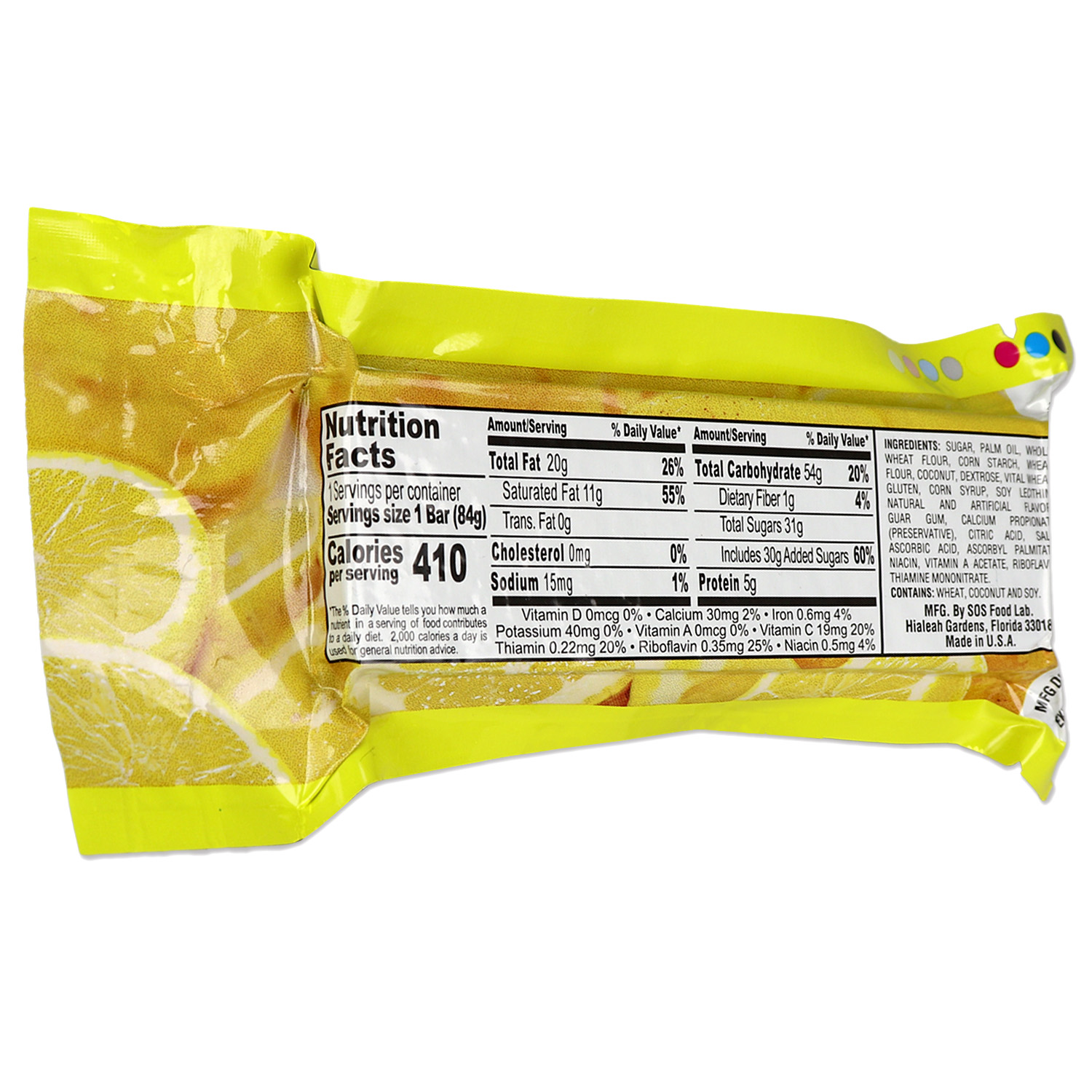 Millennium Energy Bar (Lemon), 400 Calories - Image 2