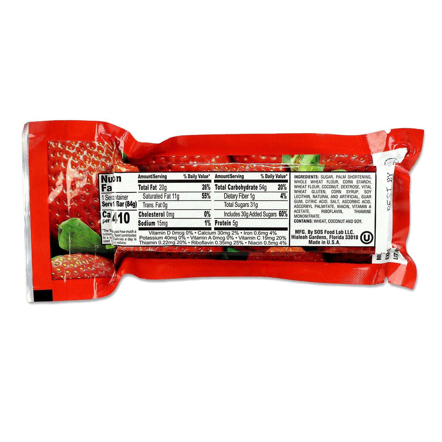 Millennium Energy Bar (Strawberry), 400 Calories - Image 2