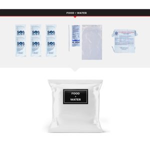 Alternative view of 1 Person Necessity Survival Kit, Rolling Bag