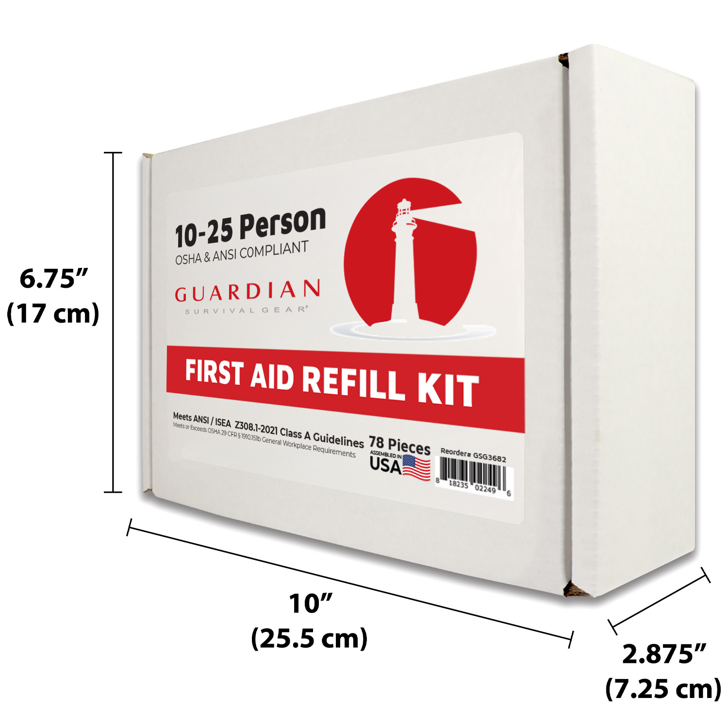 Guardian 10-25 Person First Aid Kit - Refill - Image 2
