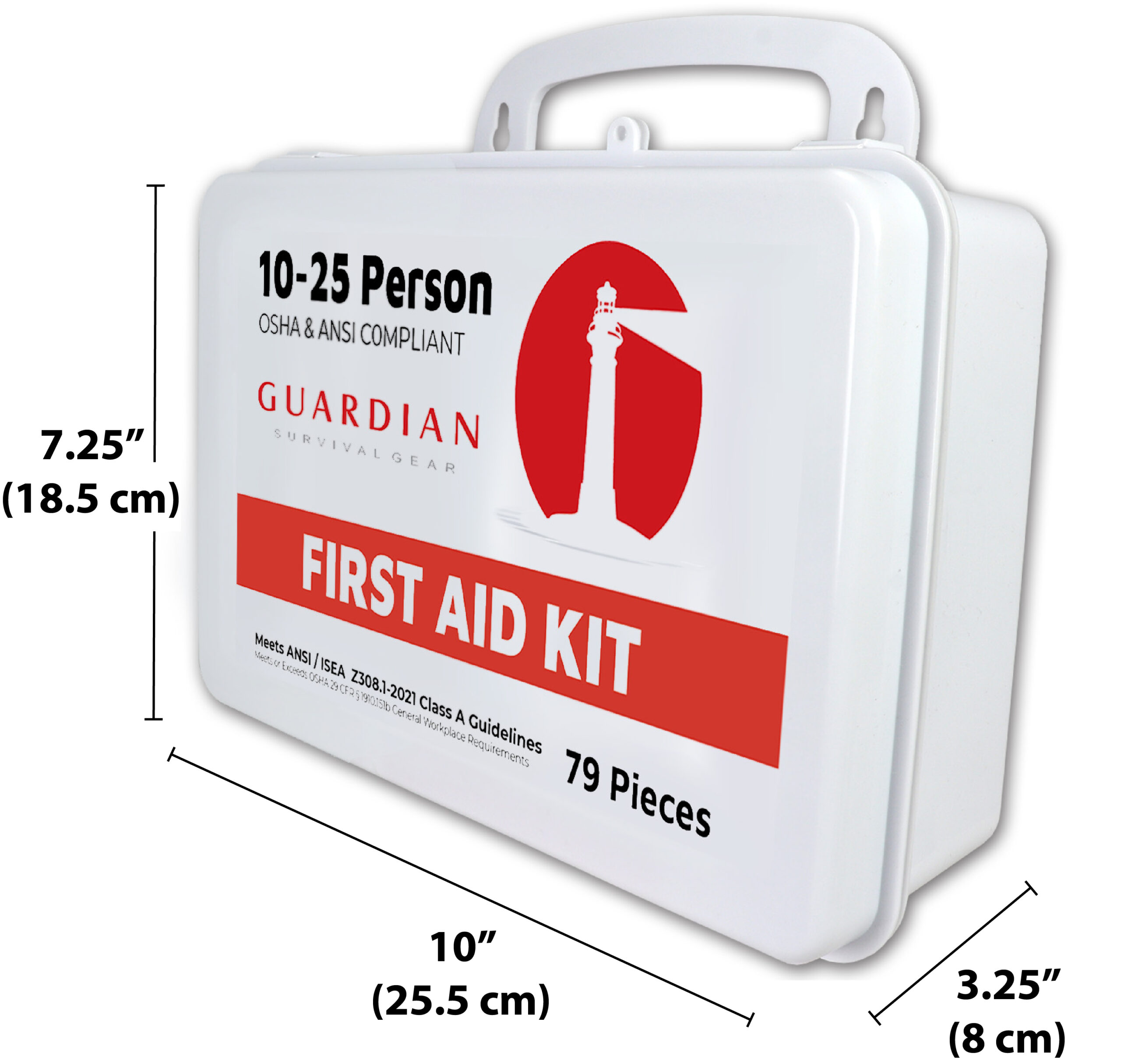 Guardian 10-25 Person First Aid Kit - Plastic - Image 4