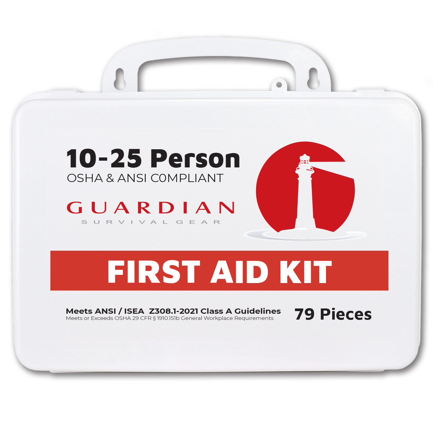 Guardian 10-25 Person First Aid Kit - Plastic - Image 3