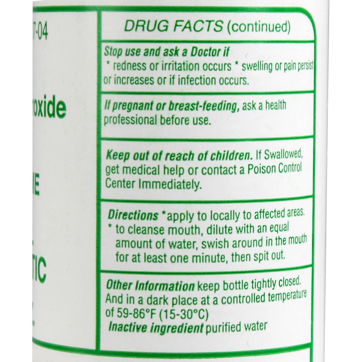 Hydrogen Peroxide 3%, 4 oz. - 1 each - Image 3