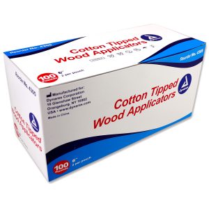 Alternative view of Cotton tipped applicator, Sterile 6", 200 per box