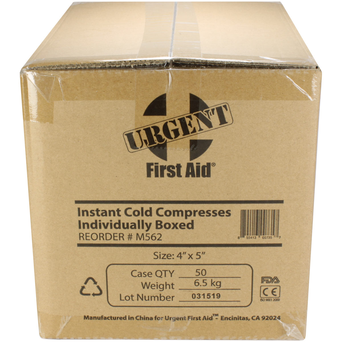 Instant Cold Compress, Boxed 4"x5" - 50 Per Case - Image 2
