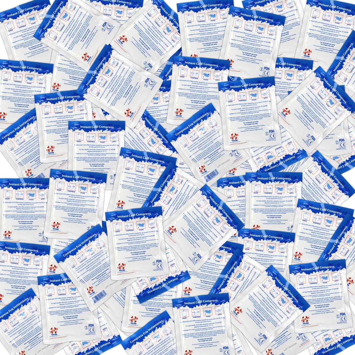 4" x 5" Urgent First Aid Instant Cold Compresses, Case of 125 - Best Price Online! - Image 2