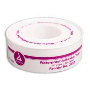 1/2"x5 yd. Waterproof tape, plastic spool, 1 ea.