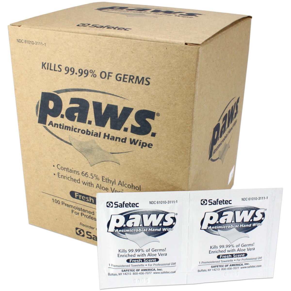 5"x8" Personal Antimicrobial (Kills Germs) Wipes, 100 per box - Image 6