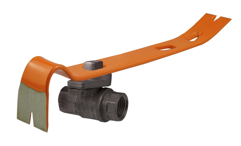 Pry Bar with Emergency Gas Valve Shut Off Tool, 15" - Image 4