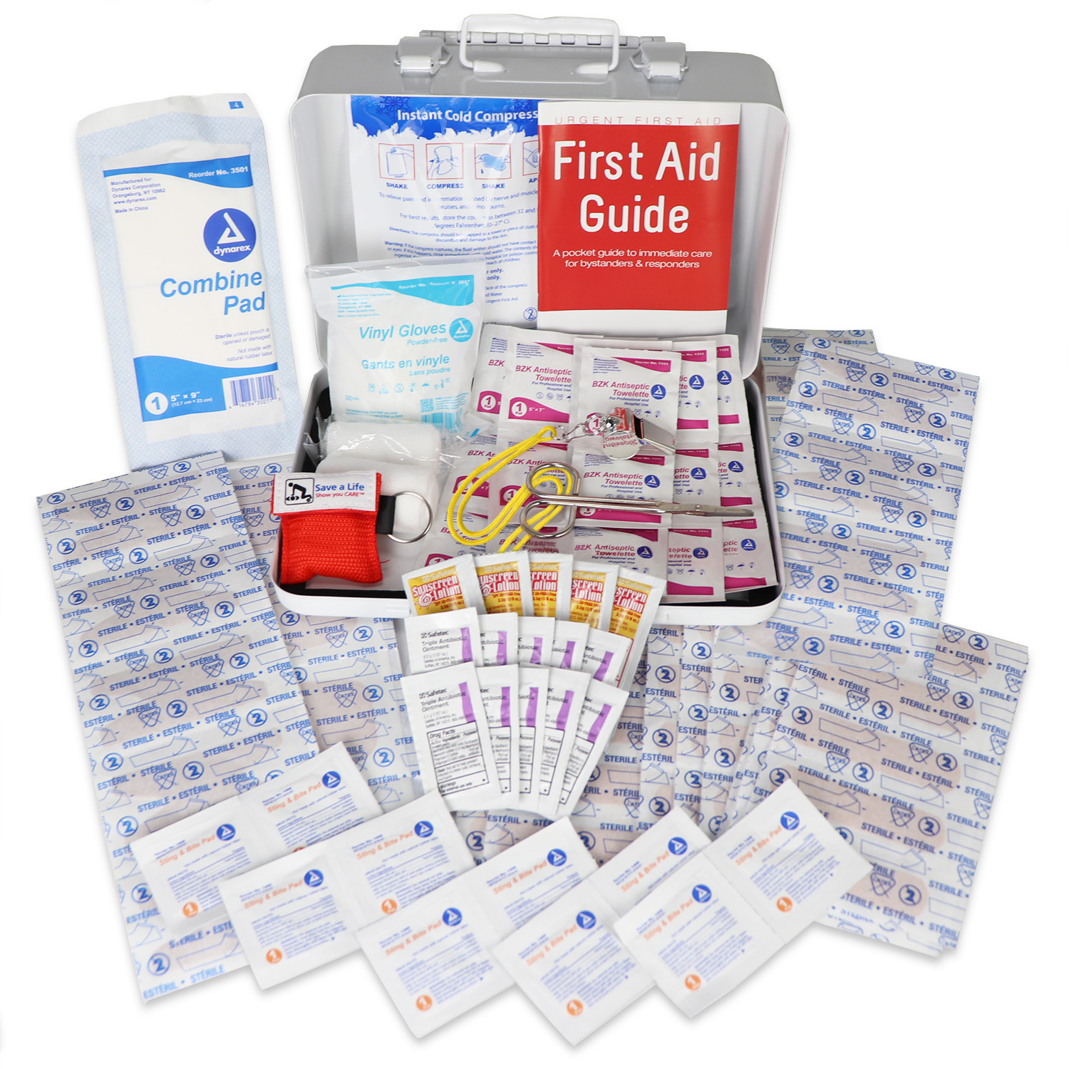 Swimming Pool & Lifeguard First Aid Kit - Metal - Image 2