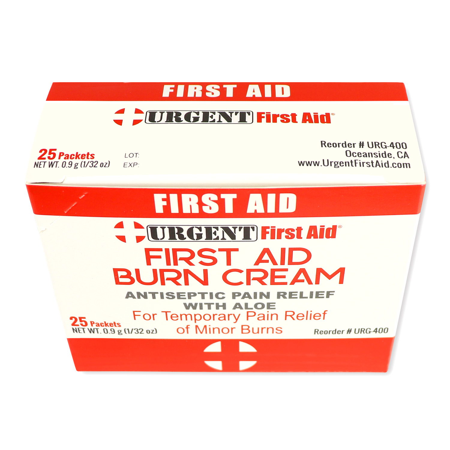 First Aid and Burn Cream .9gram, 25 Packets Per Box - Image 4