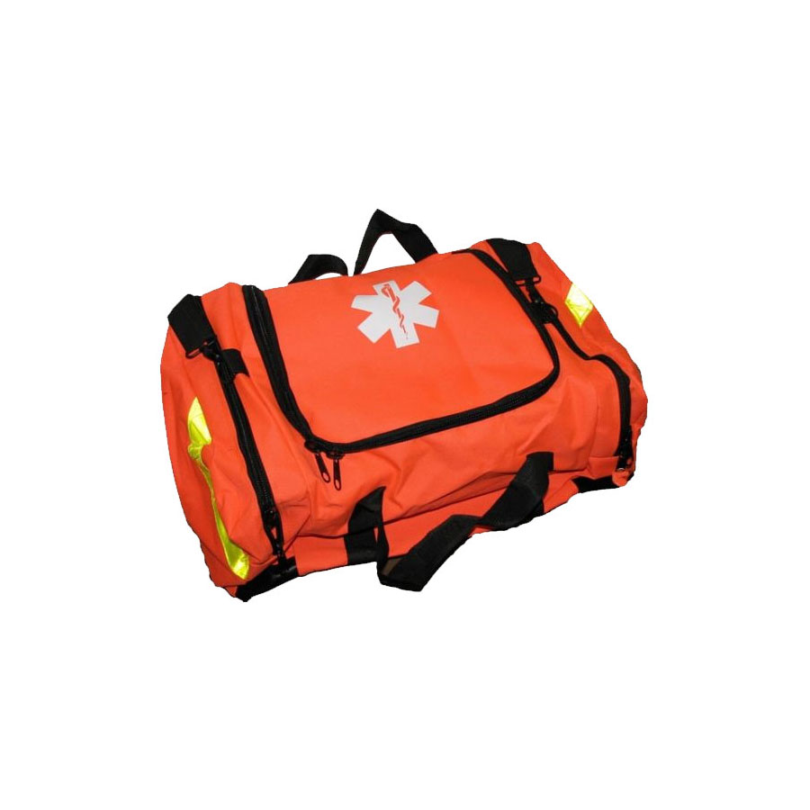 Empty First Responder Bag w/ Rigid Foam Divider Insert - Orange - Image 2