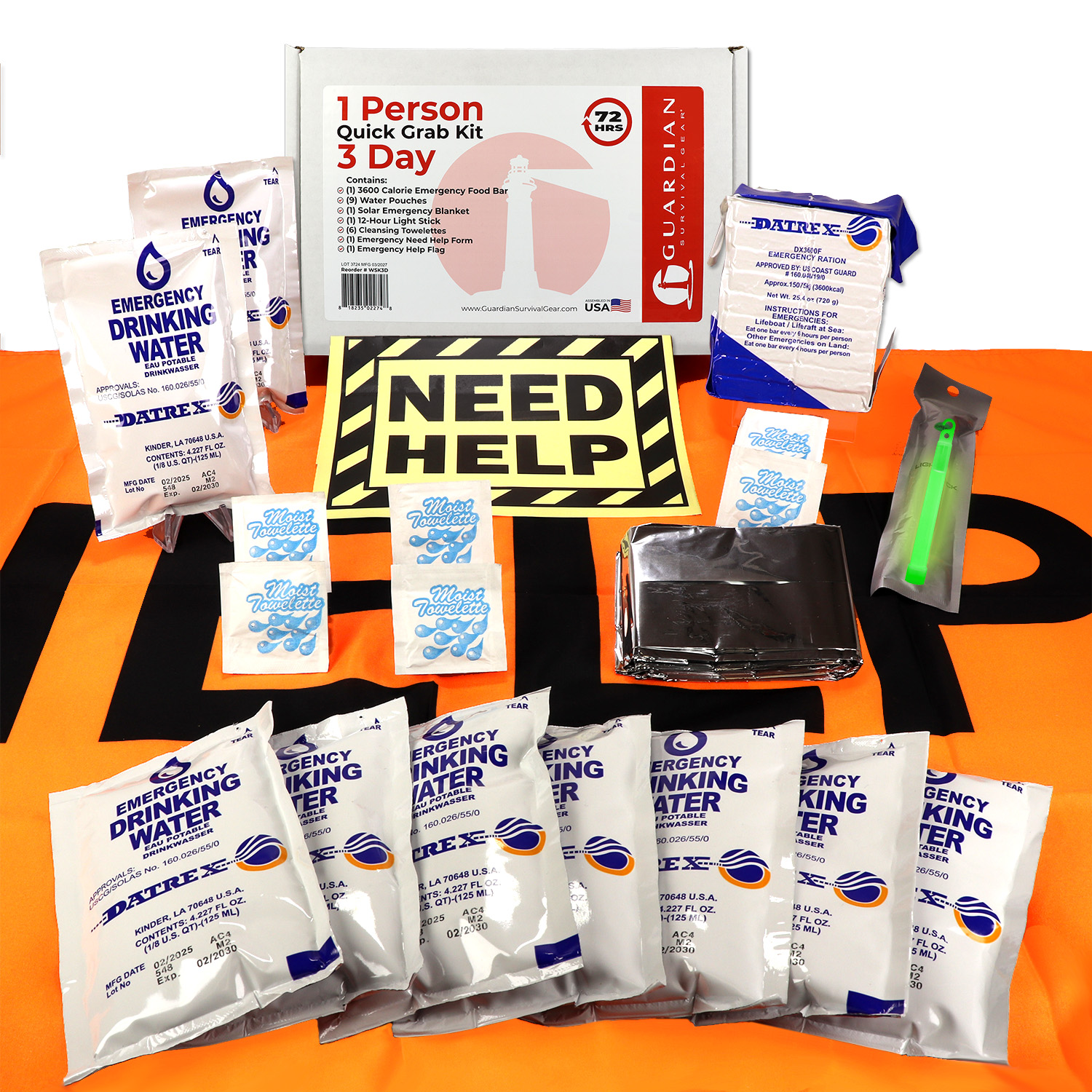 3 Day Quick Grab Kit in Resealable Box - Image 3